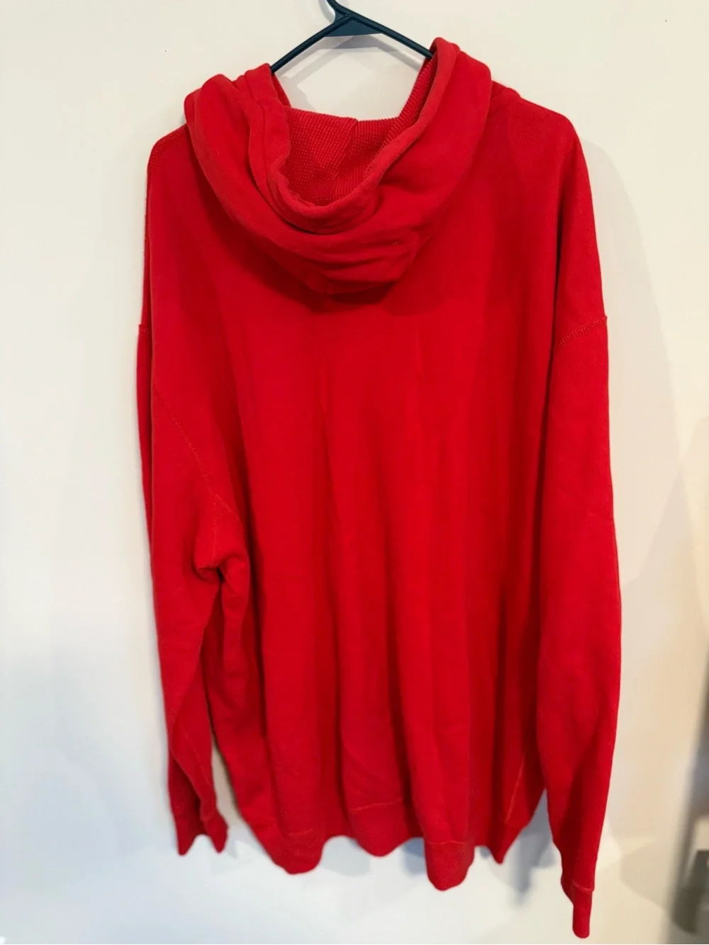 Polo by Ralph Lauren Red Full-Zip Hoodie with Navy Pony